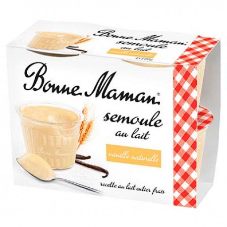 Bonne Maman Semoule Au Lait 4X100G