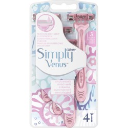 X4 Rasoirs Jet. Simply Venus 3