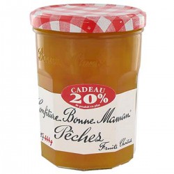 Confiture Peches 370G+20% Gratuit Bonne Maman
