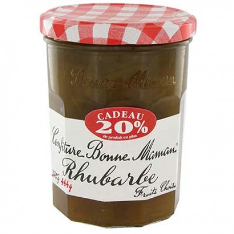 Confiture Rhubarbe 370G + 20% Gratuit Bonne Maman