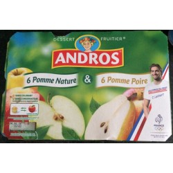 Andros Dessert Fruit.6 Pomme+6 Pomme/Poire 1,2Kg