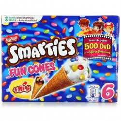 6X75Ml Smarties Fun Cones Nestle