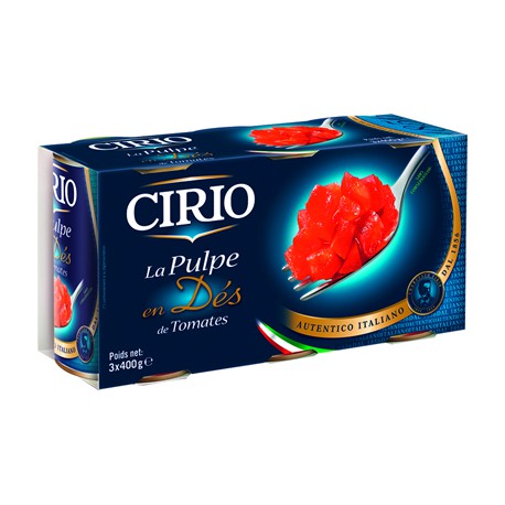 Cirio Pulpe De Tomate Cirio Boite 1/2 3X400G