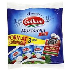3X125G Mozzarella Santa Lucia Galbani