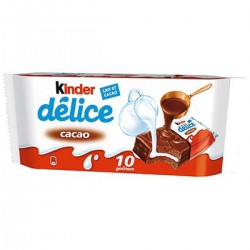 Pack X 10 Kinders Delice Cacao