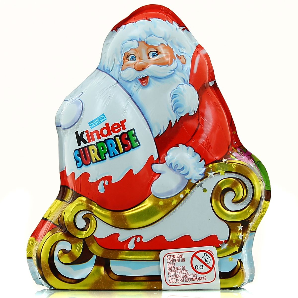 Chocolat noir et au lait moulage Père Noël KINDER