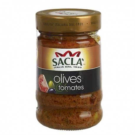 190G Sauce Pastagusto Olive Tomate Sacla