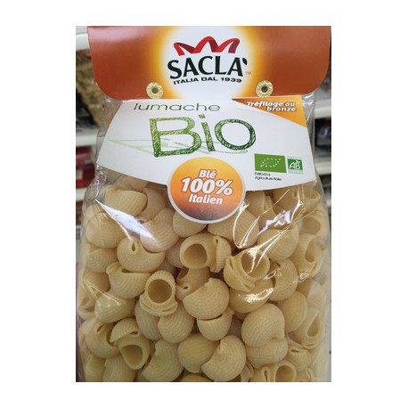 500G Lumache Pate Bio Sacla