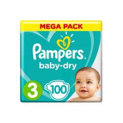 Pampers Baby Dry Mega T3 X100